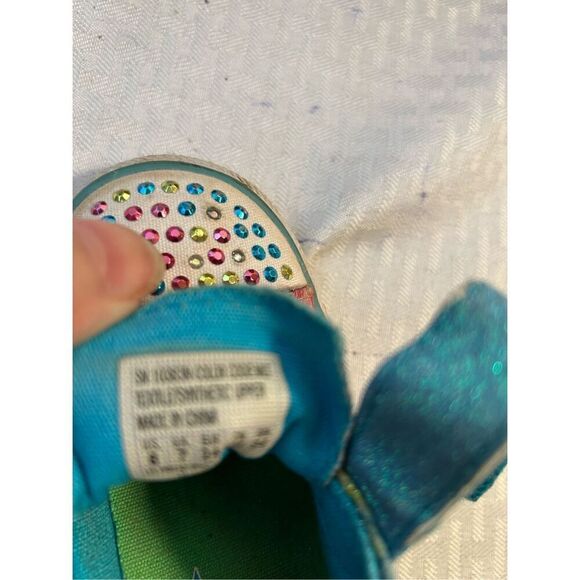 Skechers Twinkle toes size 8 rn#10383n 2 straps - Picture 4 of 4